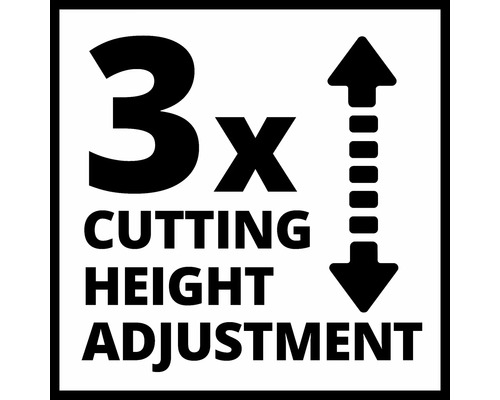 Reglarea înălțimii de tăiere de 3x