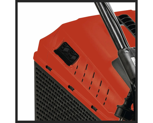 Detaliu al unei freze de zăpadă cu comutator de pornire/oprire