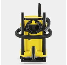Aspirator universal galben cu furtun negru și accesorii
