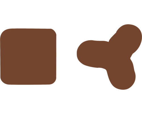 Formă pătrată și triunghiulară pentru proiecte