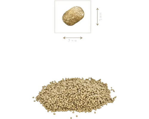 Pelete de hrană pentru pești, dimensiunea unei pelete individuale 7 mm x 5 mm