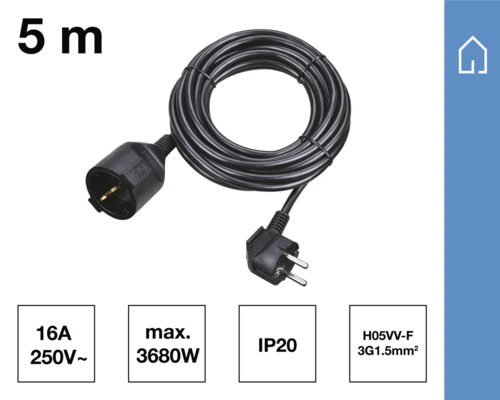 Cablu prelungitor de cinci metri lungime