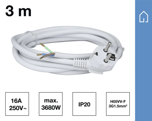 Cablu de conectare de 3 metri cu ștecher