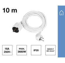 Cablu prelungitor, lungime 10 m, cu ştecăr şi cuplaj