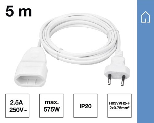 Cablu prelungitor, lungime 5 metri