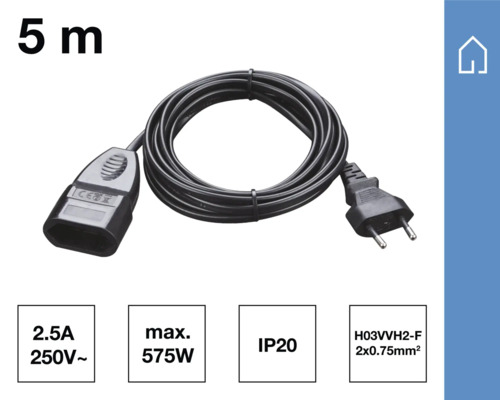 Cablu prelungitor de cinci metri