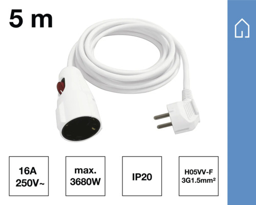 Dulie lampă cu ștecăr, lungime 5 metri