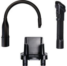 Set de accesorii pentru aspirator cu duză pentru spații înguste, duză cu perie și clemă de depozitare