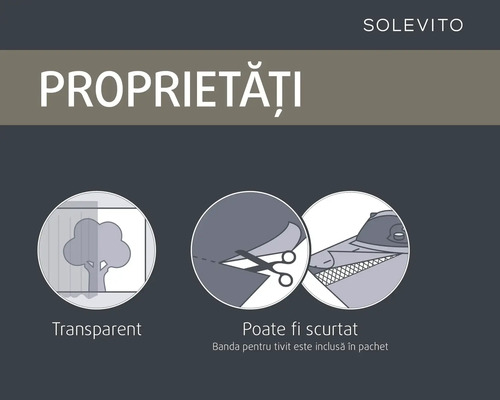 Caracteristicile produsului Solevito: Transparent și poate fi scurtat