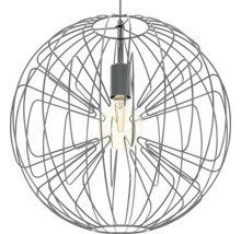 Lampa suspendată cu abajur din sârmă metalică și sursă de lumină