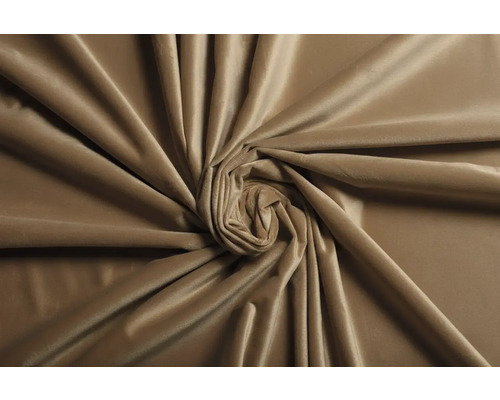 Prim-plan cu țesătură de catifea bej