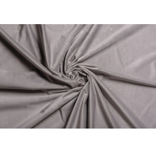 Material textil gri pentru mobilă din catifea în detaliu