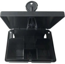 Cutie deschisă, neagră, pentru momeli, pentru combaterea dăunătorilor