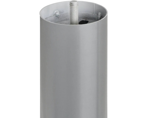 Picior metalic pentru mobilă cu filet