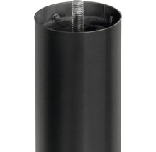 Picior de mobilă din metal cu filet