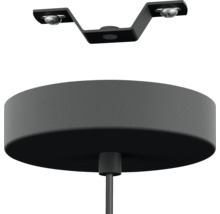 Montaj lampă de tavan cu suport și rozetă de tavan