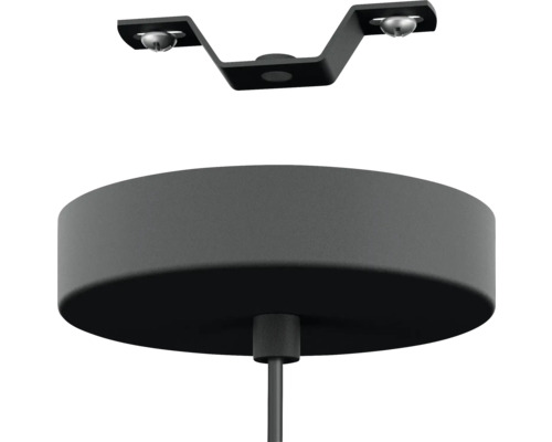 Montaj lampă de tavan cu suport și rozetă de tavan