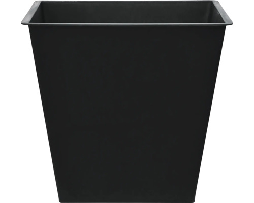 Ghiveci negru, pătrat