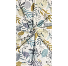 Țesătură cu model de frunze și model punctat