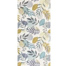 Textil cu model de frunze și cercuri