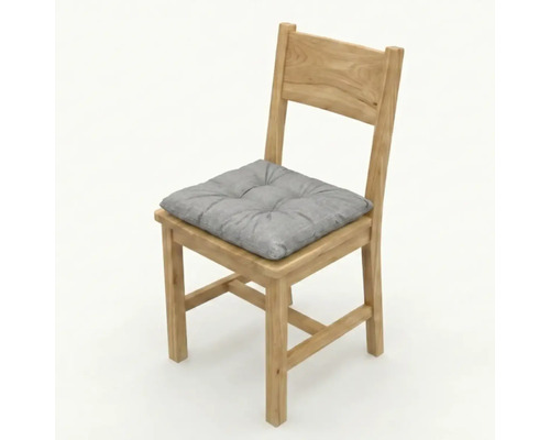 Scaun din lemn cu pernă de șezut