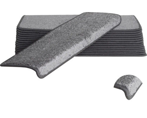 Covoare treaptă gri stivuite