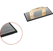 Gletieră cu mâner din lemn și acoperire din cauciuc negru