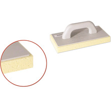 Gletieră cu burete cu mâner și dimensiuni de 28x14 centimetri.