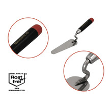 Mistrie de zidar cu lamă din oțel inoxidabil și mâner negru