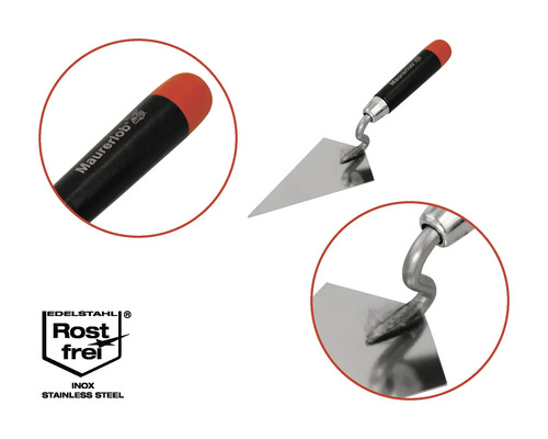 Gletier pentru rosturi Maurerlob cu lamă din oțel inoxidabil și mâner din plastic