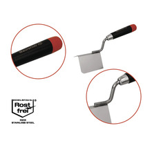 Gletier de colț Maurerlob din oțel inoxidabil cu mâner