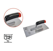 Mistrie de zidărie din oțel inoxidabil cu mâner din plastic