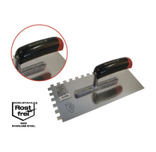 Gletieră din oțel inoxidabil cu mâner negru