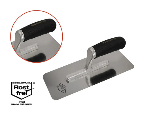 Gletieră Maurerlob cu lamă din oțel inoxidabil și mâner ergonomic