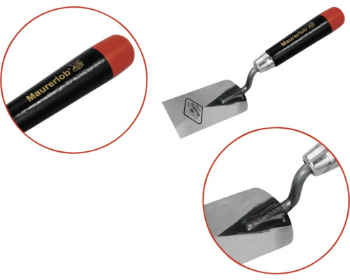 Mistrie cu mâner din lemn și lamă metalică