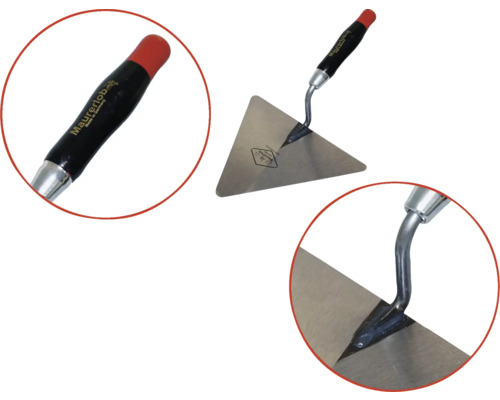 Mistrie triunghiulară cu mâner