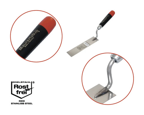 Mistrie de zidar cu lamă din oțel inoxidabil și mâner ergonomic