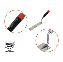 Mistrie de zidar cu lamă din oțel inoxidabil și mâner ergonomic