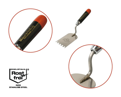 Unealtă pentru faianțar Maurerlob cu lamă din oțel inoxidabil și mâner ergonomic