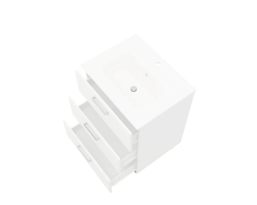 Dulap de bază pentru lavoar cu trei sertare
