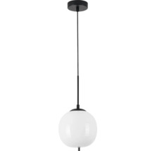 Lumină suspendată cu cablu negru și abajur