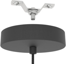 Suport de plafon și baldachin pentru o lampă