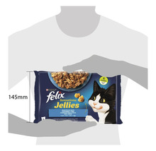 Felix Sensations Jellies Selecție de pește Hrană pentru pisici ambalaj
