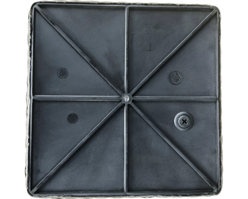 Placă pătrată din plastic cu armături