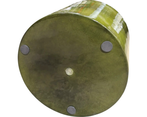 Partea inferioară a unui vas rotund pentru plante cu piciorușe