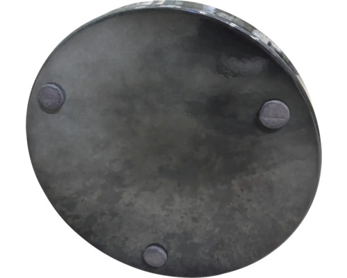 Partea inferioară a unui ghiveci rotund cu piciorușe