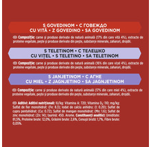 Informații despre ingredientele și valorile nutriționale ale hranei pentru animale