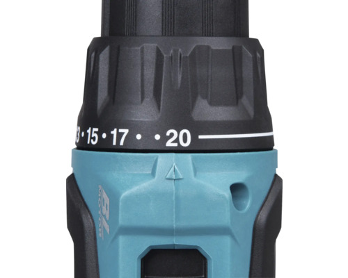 Prim-plan cu o mașină de găurit cu setare de cuplu