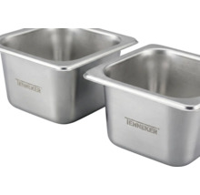 Două vase din oțel inoxidabil marca Tenneker