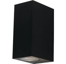 Lumină de perete neagră cu design cub